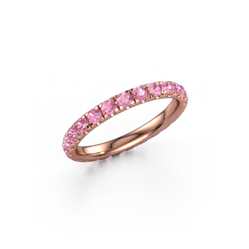 Image of Ring Jackie 2.3 585 rose gold Pink sapphire 2.3 mm