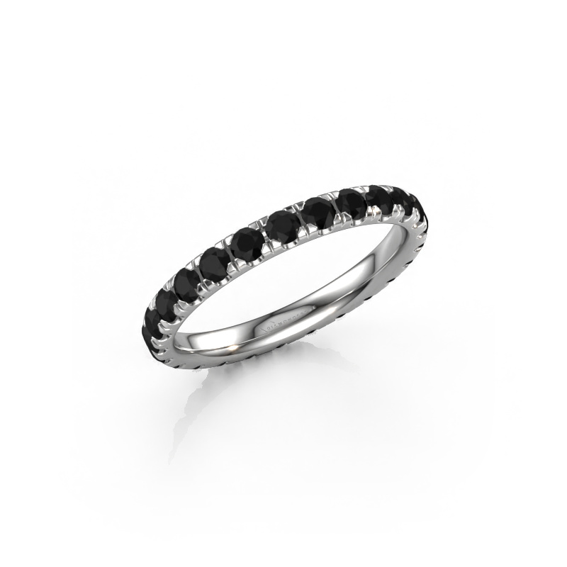 Bild von Ring Jackie 2.3 950 Platin Schwarz Diamant 1.50 crt