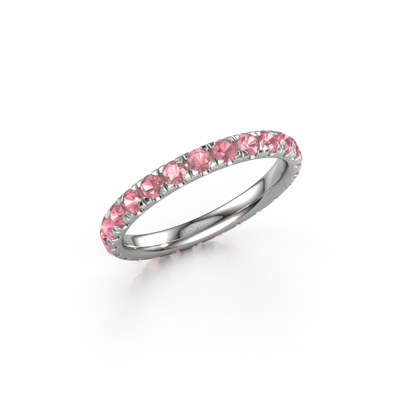 Bild von Ring Jackie 2.3 585 Weißgold Turmalin rosa 2.3 mm
