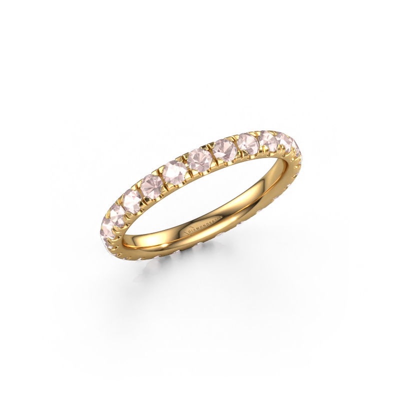 Image of Ring Jackie 2.3 585 gold Morganite champagne 2.3 mm