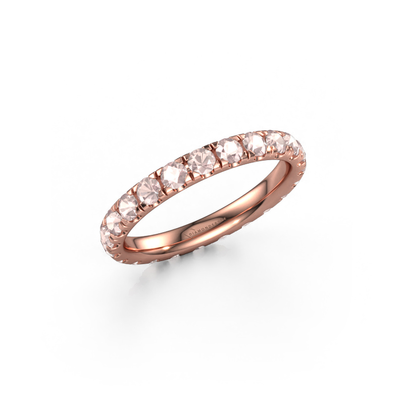 Image of Ring Jackie 2.5 585 rose gold Morganite champagne 2.5 mm