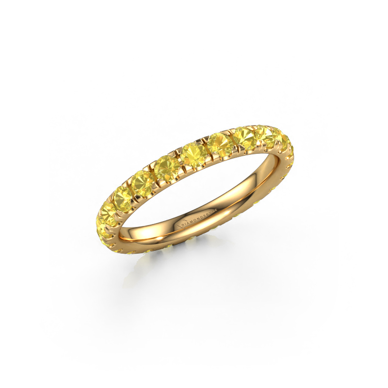 Bild von Ring Jackie 2.5 585 Gold Gelb Saphir 2.5 mm