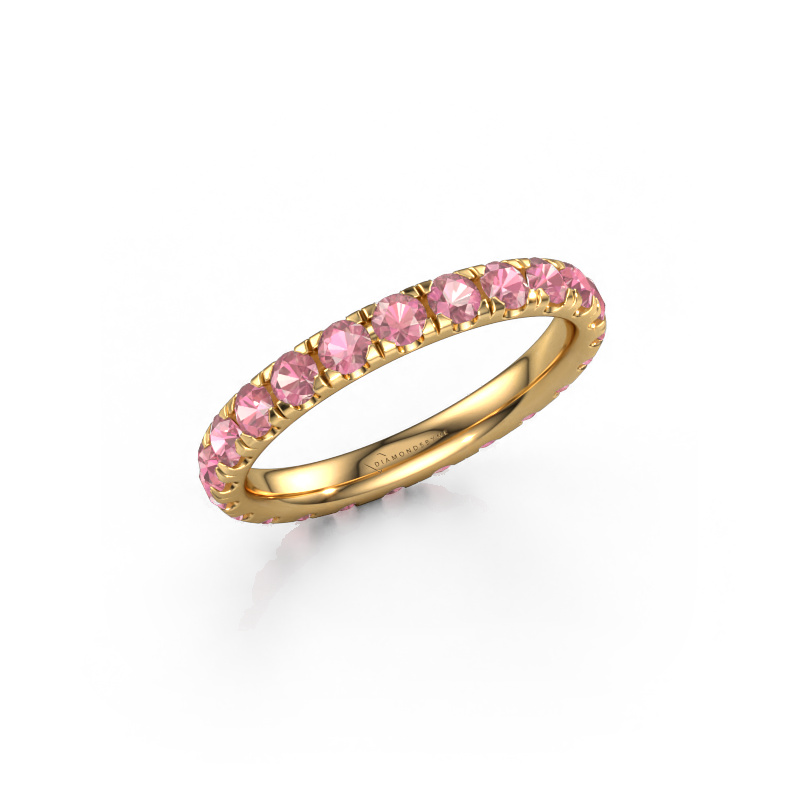 Image of Ring Jackie 2.5 585 gold Tourmaline pink 2.5 mm