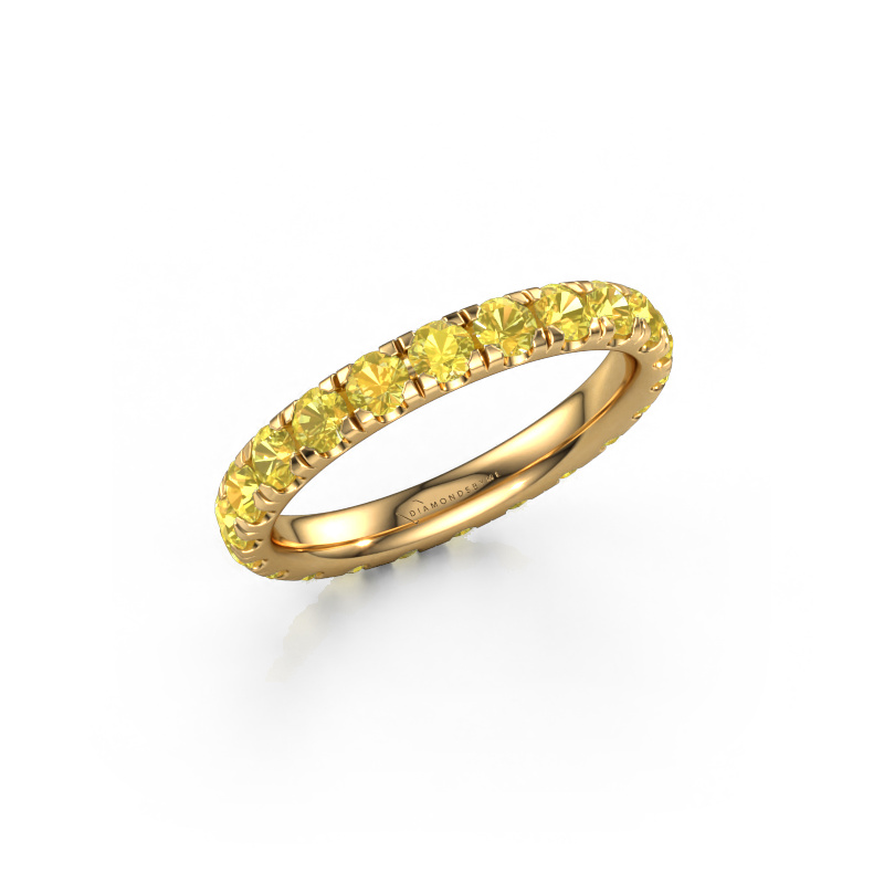 Image of Stackable ring Jackie 2.7 585 gold Yellow sapphire 2.7 mm