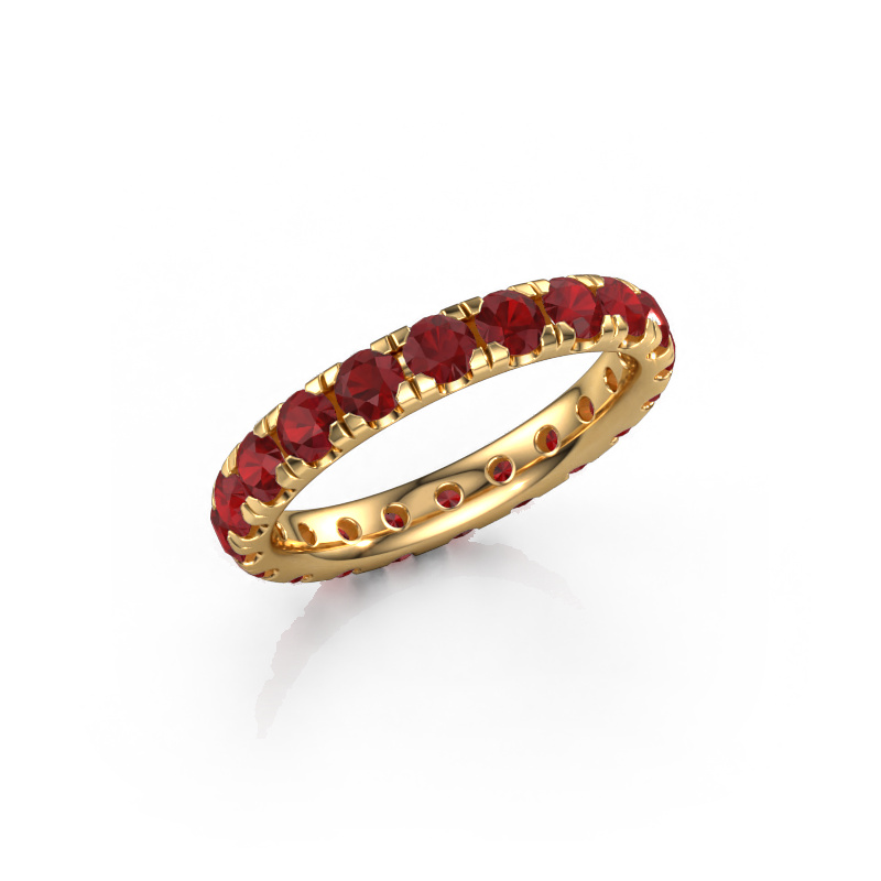 Image de Bague superposable Jackie 3.0 585 or jaune Rubis 3 mm