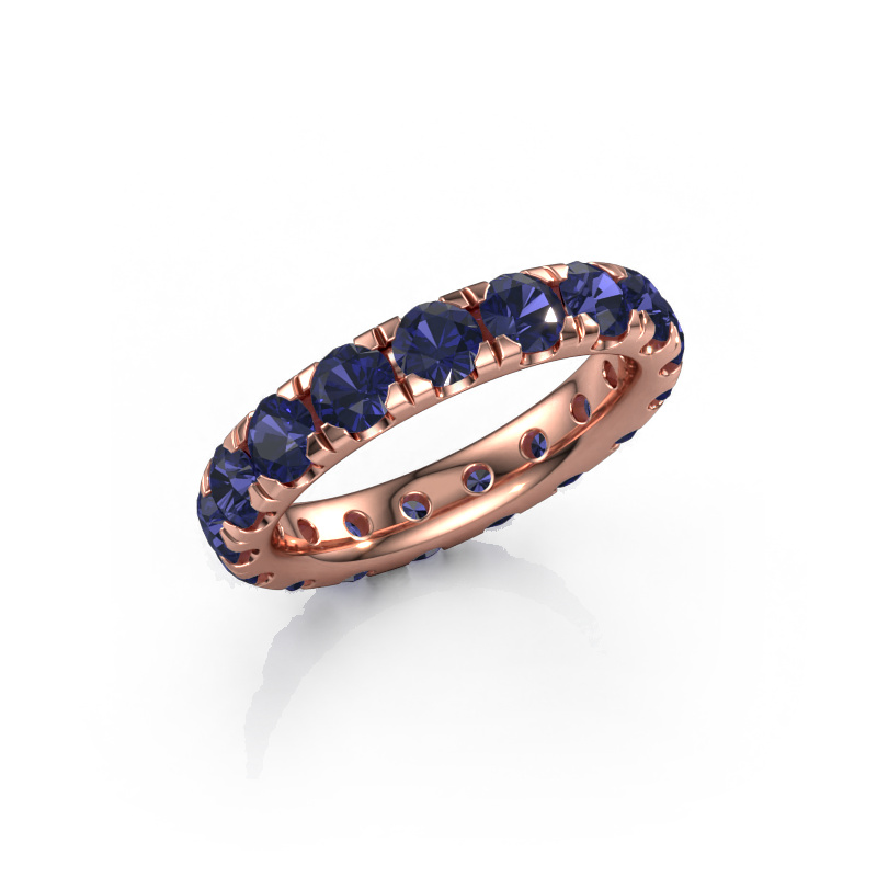 Image of Stackable ring Jackie 3.7 585 rose gold Sapphire 3.7 mm