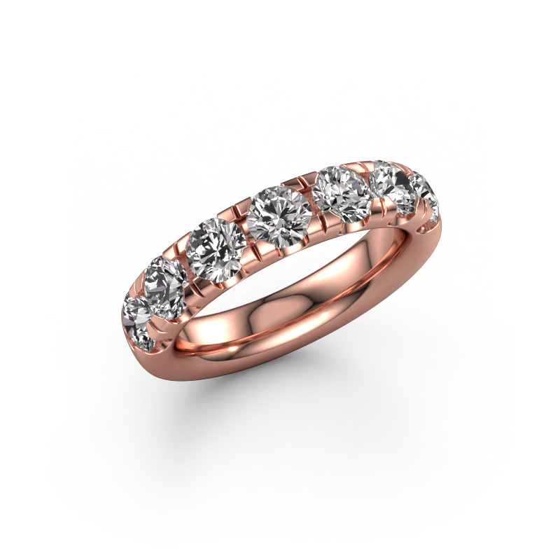 Bild von Vorsteckring Jackie Half 585 Roségold Diamant 2.10 crt