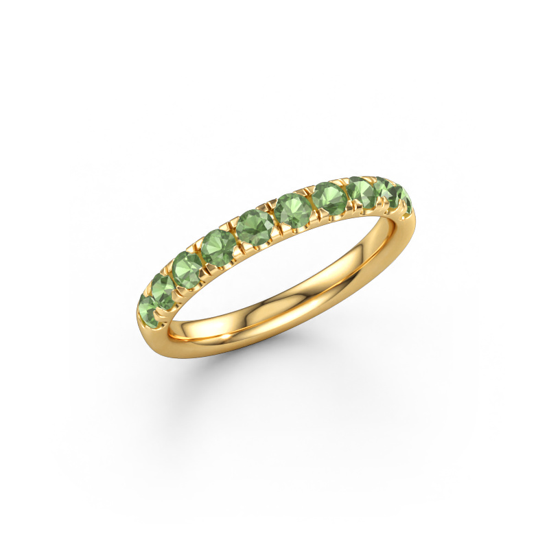 Bild von Vorsteckring Jackie Half 585 Gold Turmalin grün 2.4 mm