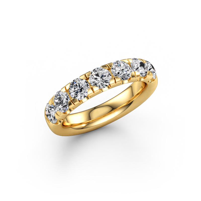 Bild av Stapelbar ring Jackie Half 585 gult guld Labbodlad diamant 1.75 crt