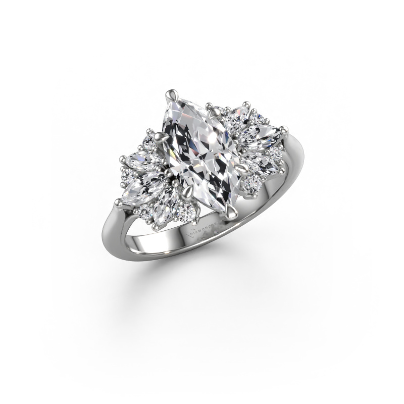 Image of Engagement ring Jaimie 585 white gold Diamond 2.344 crt