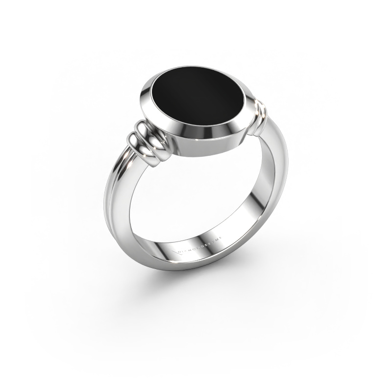 Bild von Siegelring Jake 2 950 Platin Onyx 12x10 mm