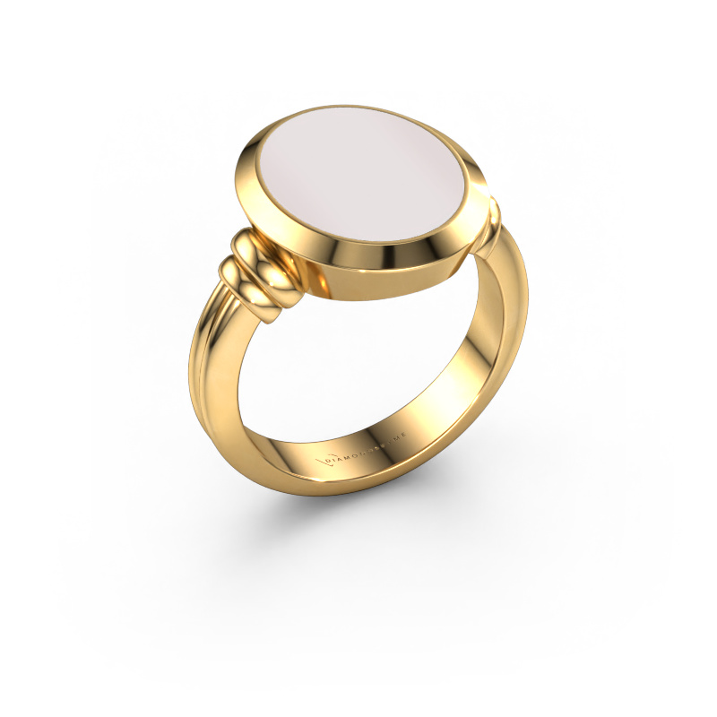 Image of Signet ring Jake 3 585 gold Red sardonyx 15x12 mm