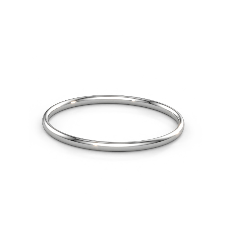 Immagine di Bracciale rigido Jane 4mm 585 oro bianco
