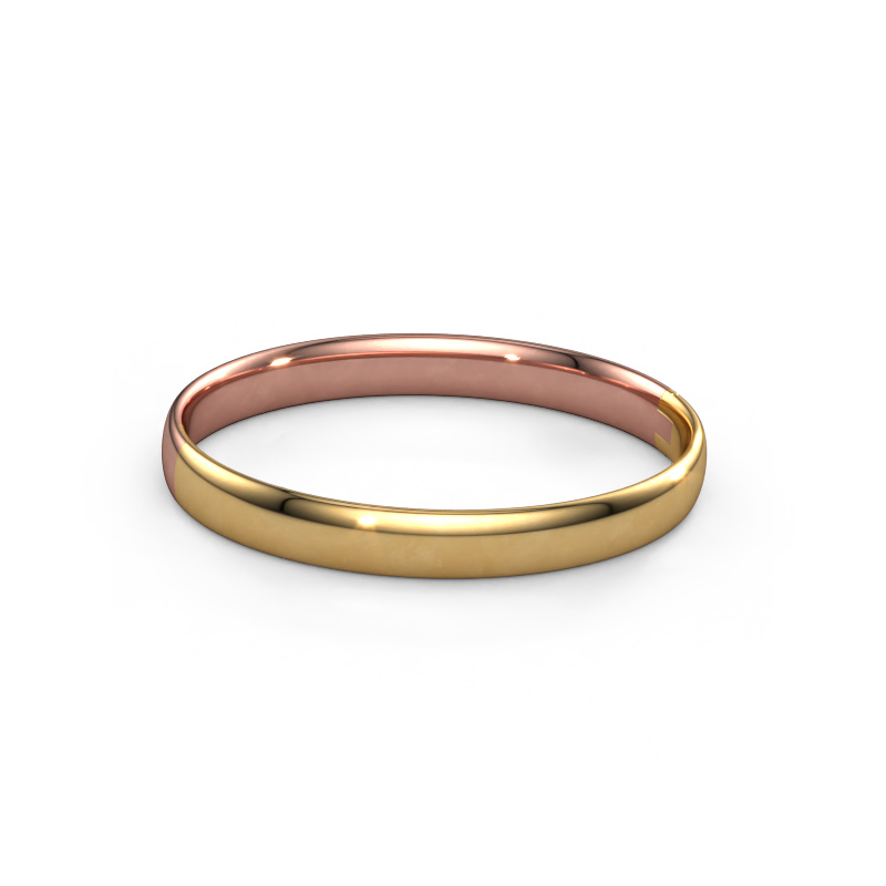 Bild von Armreif Jane 8mm 585 Roségold