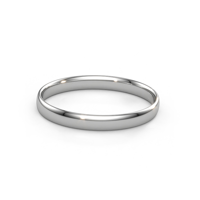 Bilde av Armring Jane 8mm 585 hvitt gull
