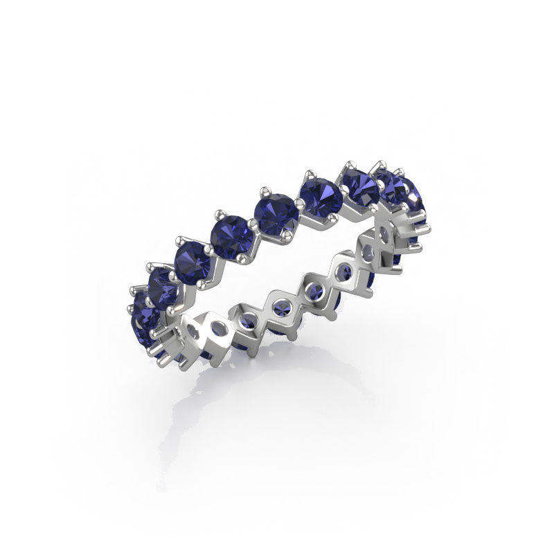 Image of Stackable ring Janie 3.0mm 585 white gold Sapphire 3 mm