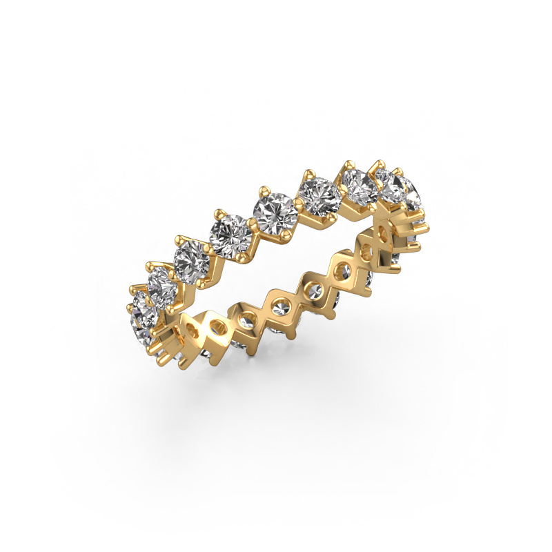 Image of Stackable ring Janie 3.0mm 585 gold Lab grown diamond 2.00 crt