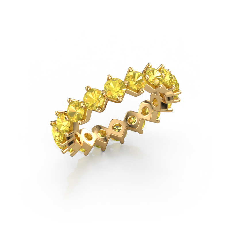 Bild von Vorsteckring Janie 3.4mm 585 Gold Gelb Saphir 3.4 mm