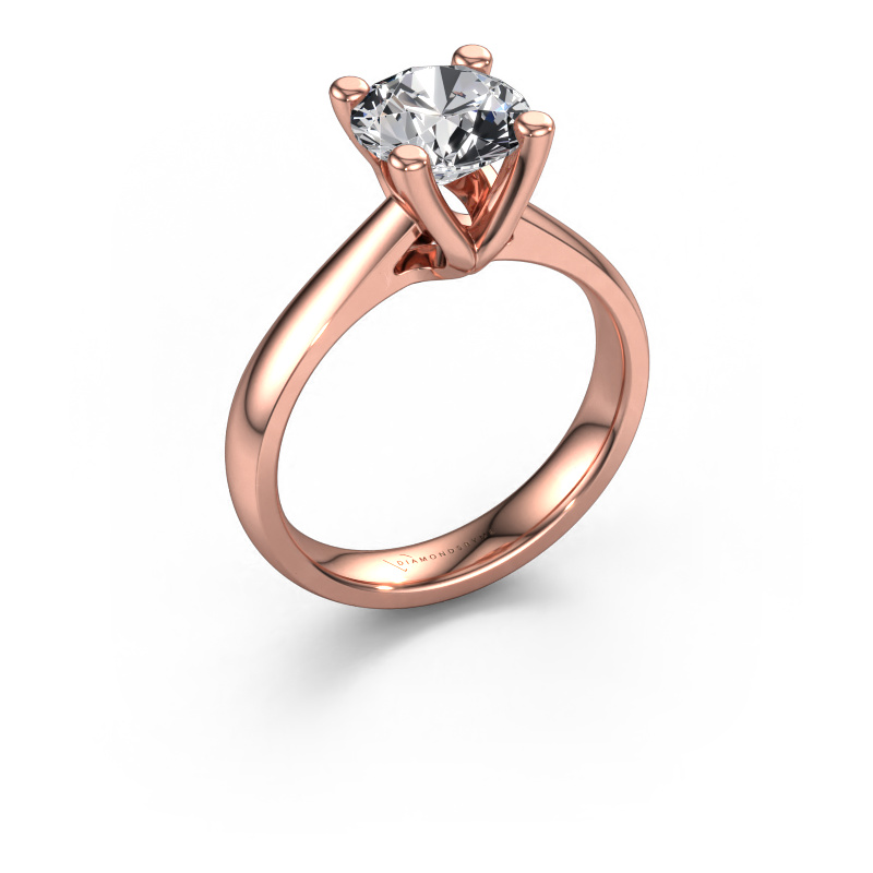 Image of Engagement ring Janna 1 585 rose gold Diamond 1.50 crt