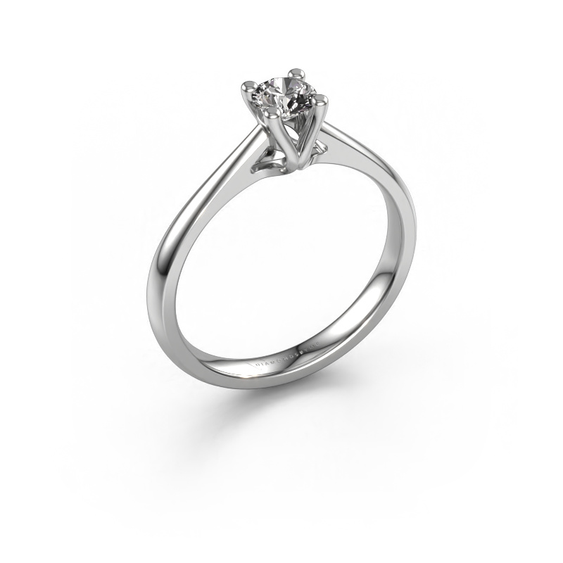 Image of Engagement ring Janna 1 585 white gold Diamond 0.30 crt