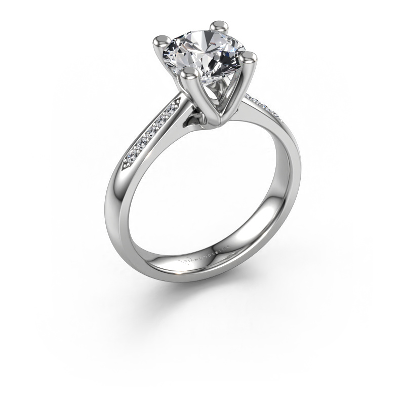 Afbeelding van Promise ring Janna 2 585 witgoud Diamant 1.577 crt