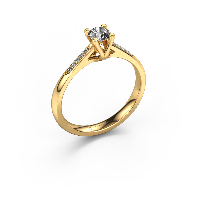 Bild von Verlobungsring Janna 2 585 Gold Diamant 0.349 crt