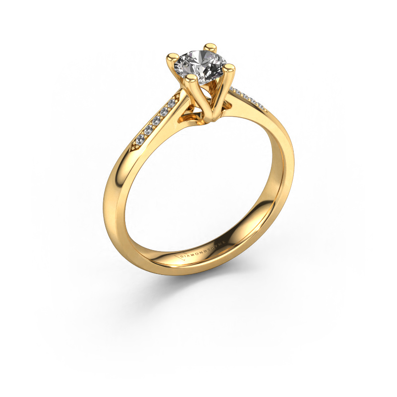 Image of Promise ring Janna 2 585 gold Diamond 0.449 crt