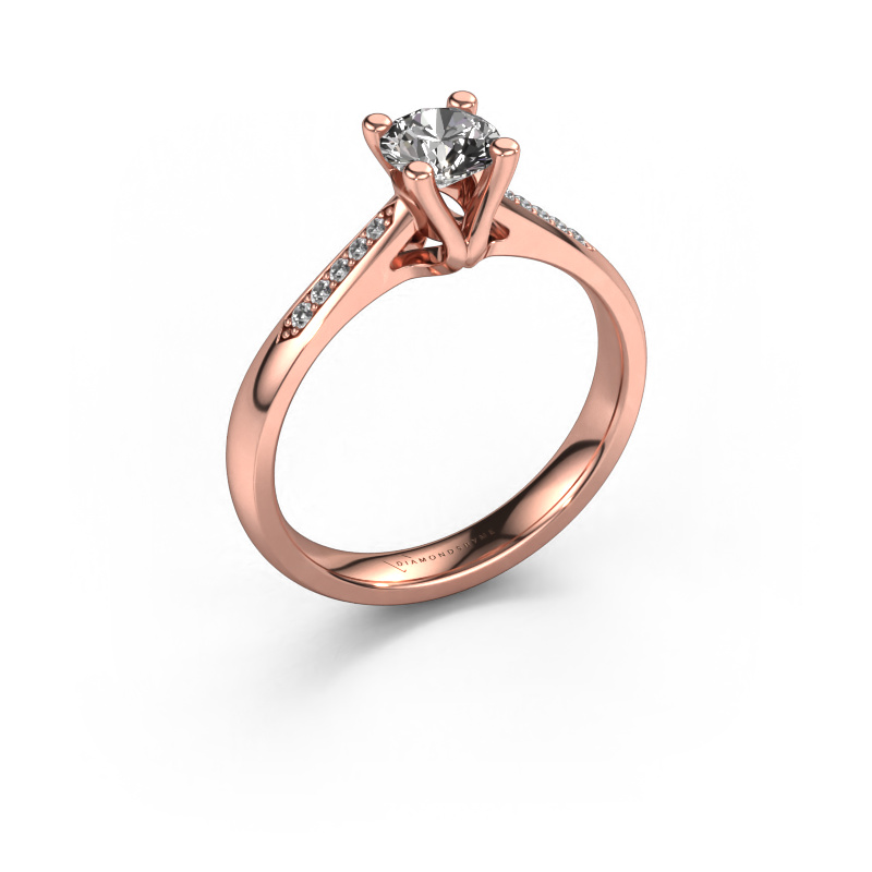 Bild von Verlobungsring Janna 2 585 Roségold Diamant 0.562 crt