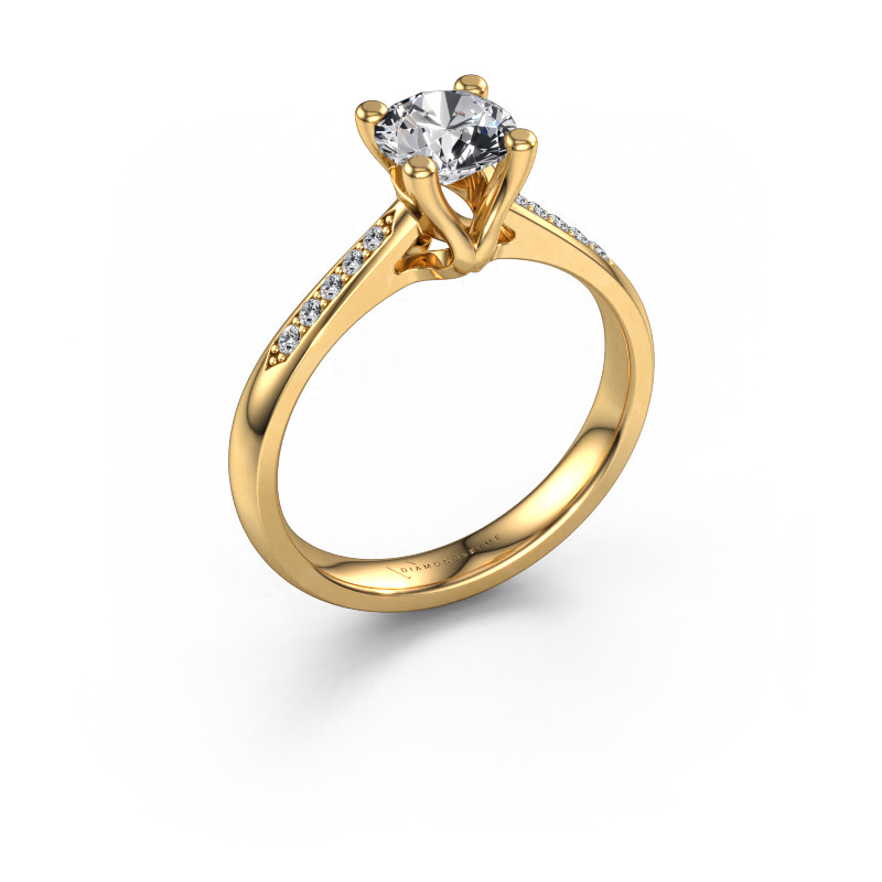 Image of Promise ring Janna 2 585 gold Diamond 0.777 crt