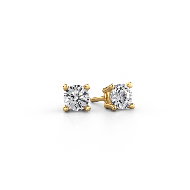 Bild von Ohrsteckers Jannette 585 Gold Diamant 0.80 crt