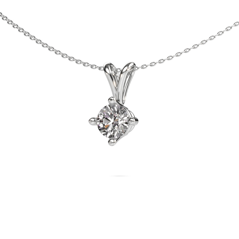 Image of Pendant Jannette 950 platinum Diamond 1.00 crt