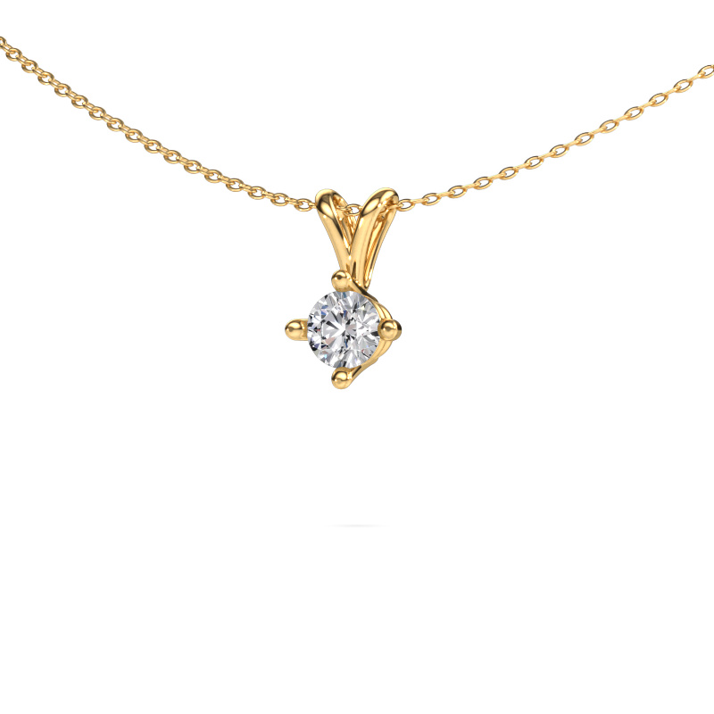 Image of Pendant Jannette 585 gold Diamond 0.50 crt