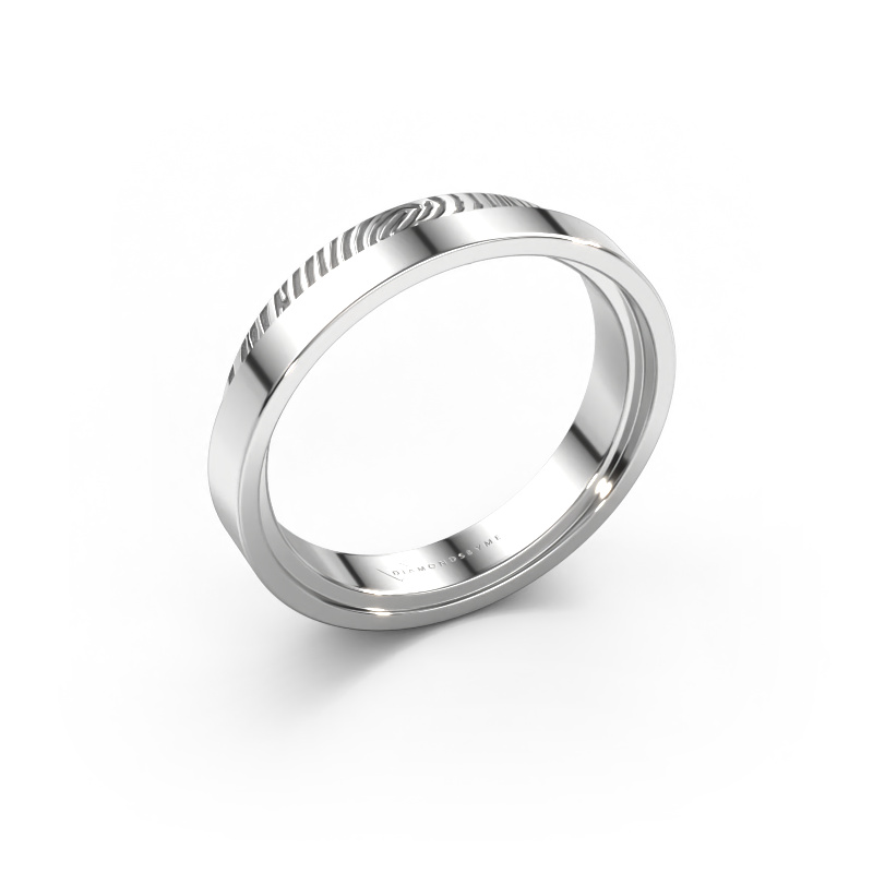 Image of Wedding ring Jari 585 white gold ±0.20x0.08 in