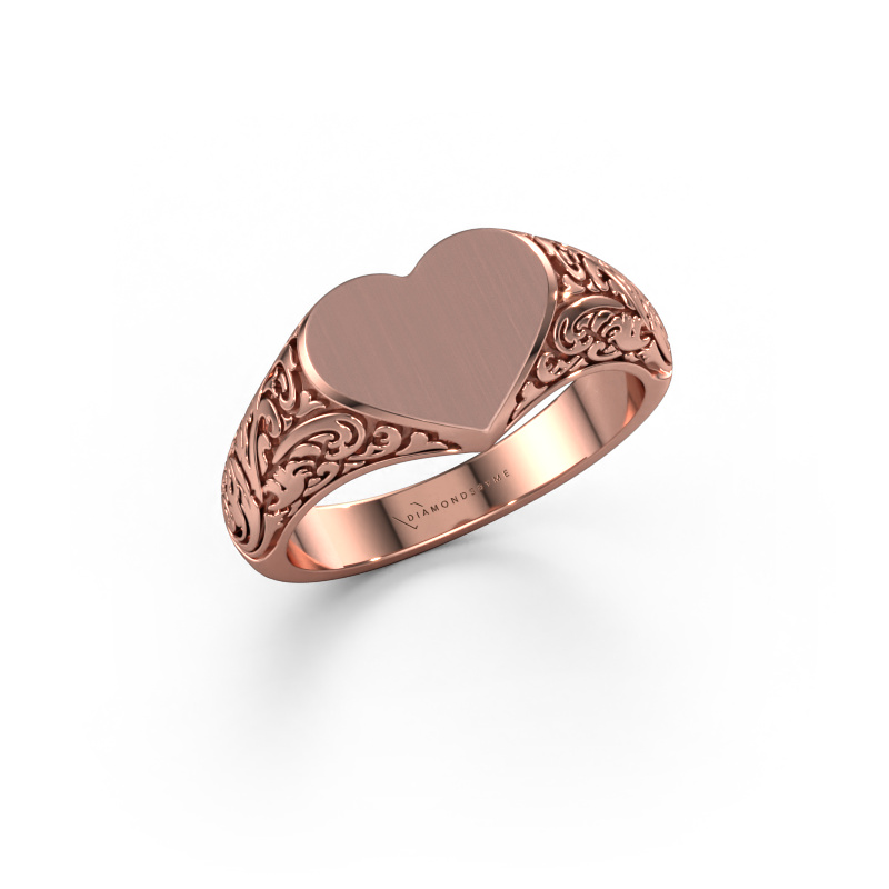Image of Signet ring Jaye 585 rose gold