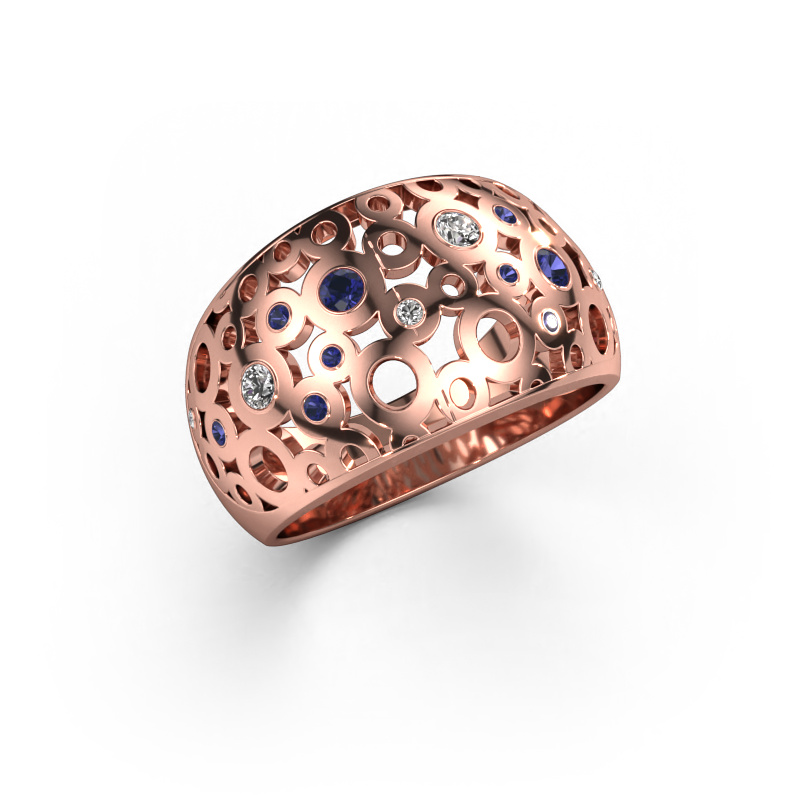 Image of Ring Jaylinn 585 rose gold Sapphire 2.2 mm