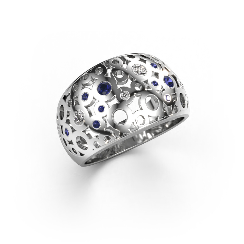 Image of Ring Jaylinn 585 white gold Sapphire 2.2 mm