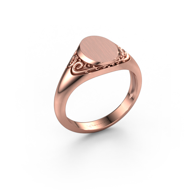 Image of Signet ring Sheilah 1 585 rose gold