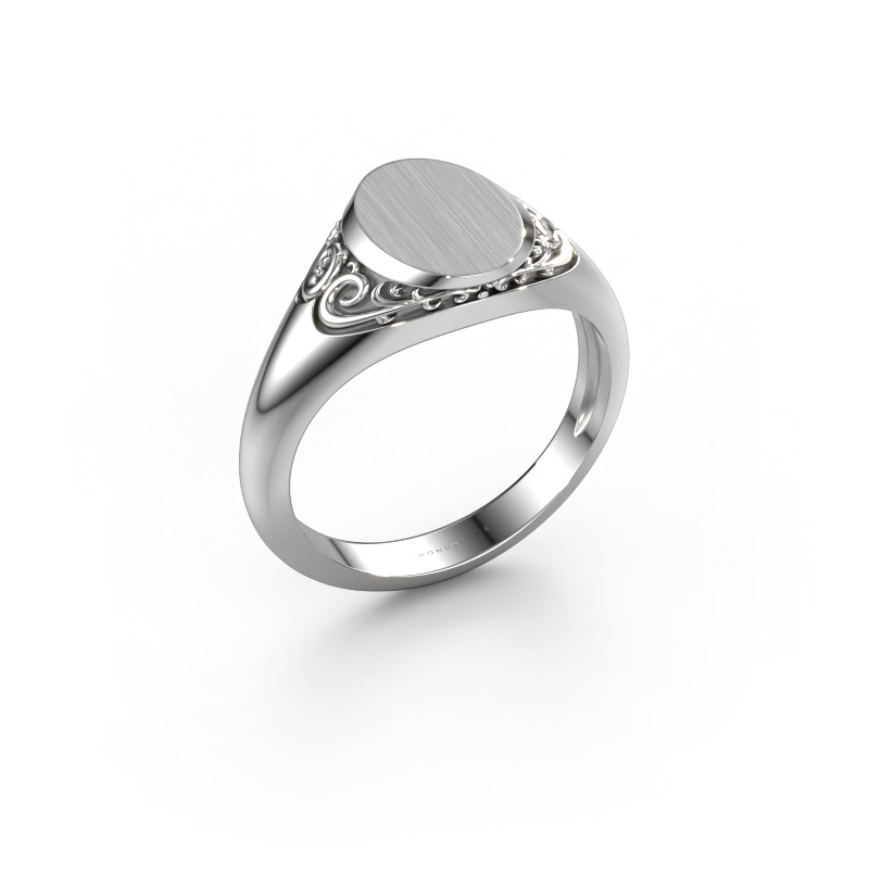 Image of Signet ring Sheilah 1 950 platinum
