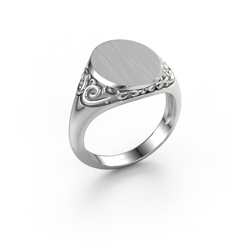 Image of Men's ring Jelle 3 585 white gold