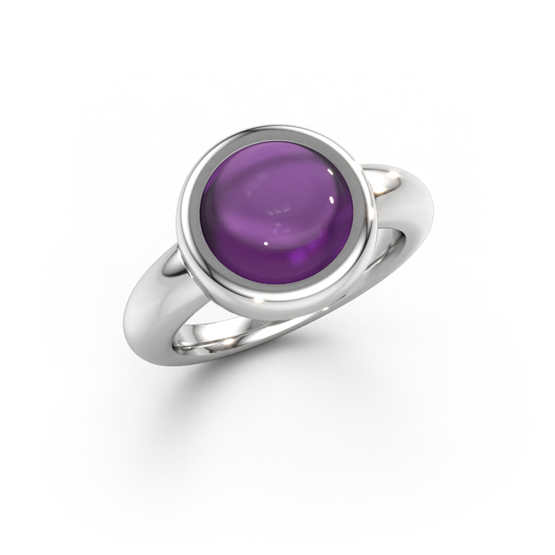 Immagine di Anello Jenae 585 oro bianco Ametista 10 mm