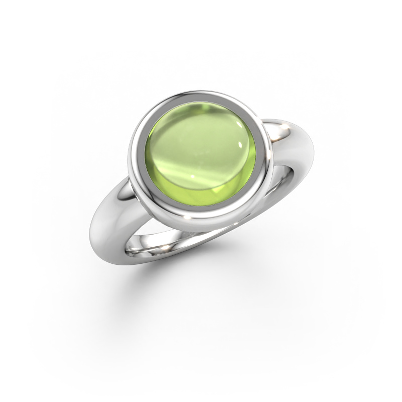 Bild von Ring Jenae 585 Weißgold Peridot 10 mm