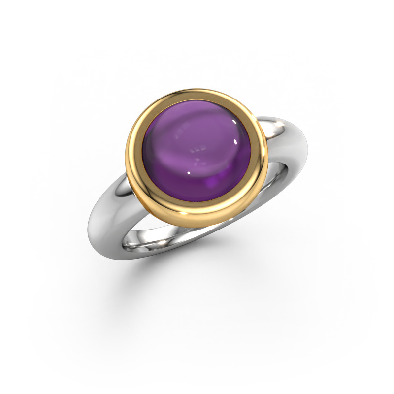 Bild von Ring Jenae 585 Weißgold Amethyst 10 mm