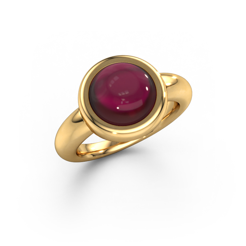 Image of Ring Jenae 585 gold Garnet 10 mm