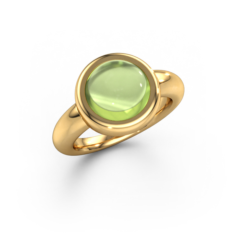 Image of Ring Jenae 585 gold Peridot 10 mm