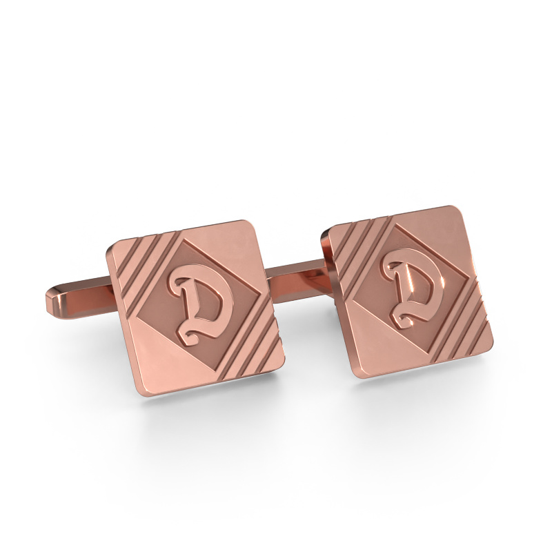 Image of Cufflinks Jerom 585 rose gold