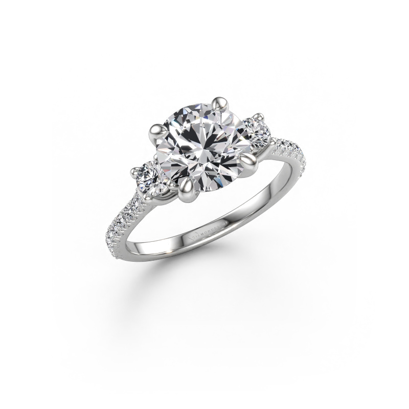 Immagine di Anello di fidanzamento Jesica 585 oro bianco Diamante 2.38 crt