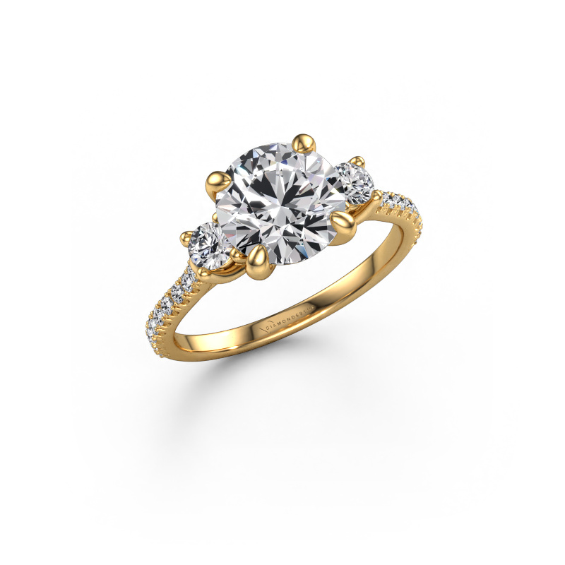 Image of Engagement ring Jesica 585 gold Diamond 2.38 crt