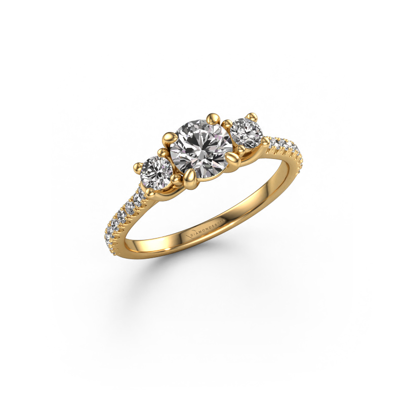 Image of Engagement ring Jesica 585 gold Diamond 0.98 crt