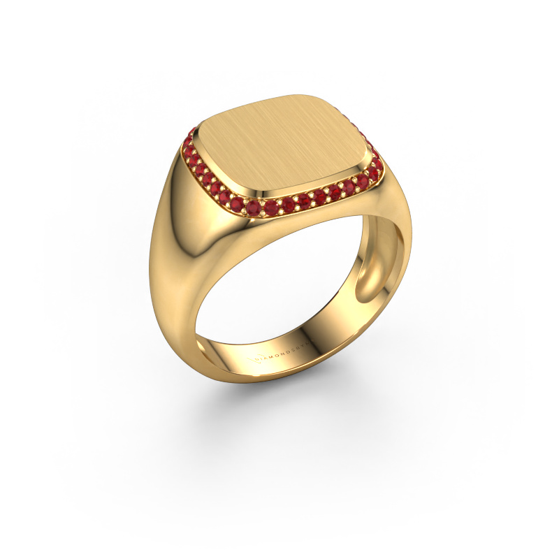 Image of Men's ring Jesse 1 585 gold Ruby 1.2 mm
