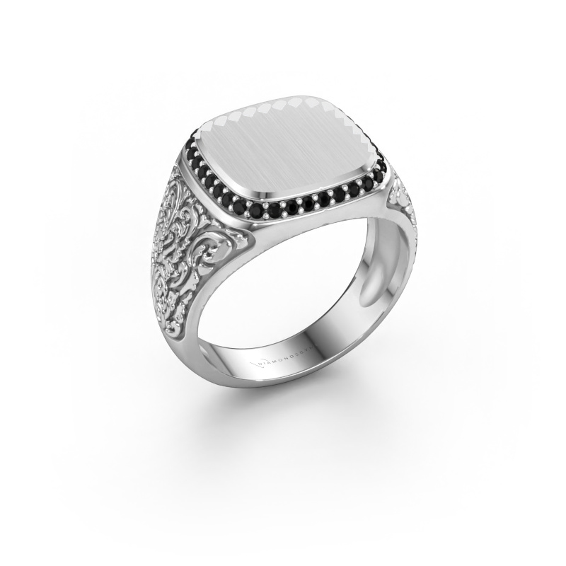 Image de Bague pour homme Jesse 2 950 platine Diamant noir 0.306 crt